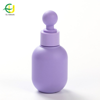Fournisseur OEM Nouveau Design 20mm Violet Forme de boule en plastique Col en silicone moulé par injection pour pipette Bouchon compte-gouttes