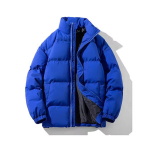 <b>Men</b> <b>Padded</b> Puffer <b>Jacket</b> Winter Warm Quilted Coat <b>Lightweight</b> Insulated Outerwear Streetwear Fashion - Product Image 4