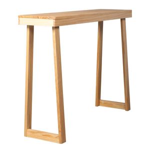 Consolle in Legno Massello da 43,3 Pollici per Ingresso, Tavolo Stretto per Divano, Arredamento per Corridoio e Soggiorno - Product Image 2