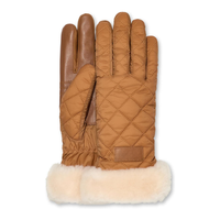 Gants d'hiver matelassés chauds à doigts entiers avec manchette en peluche, design confortable et tendance pour un usage quotidien en extérieur