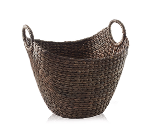 Cestas de Almacenamiento Artex HaiNam de Jacinto de Agua Natural con Asas, Forma de Cuenco, Multiusos, Estilo Rústico, Organizadores para Ordenar - Product Image 1