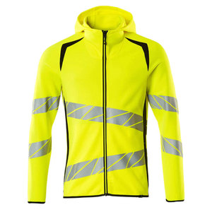 Hi Vis Construction Workwear Zip <b>Jacket</b> for <b>Men</b> Custom Winter Waterproof Security <b>Reflective</b> Safety Wear <b>Jackets</b> - Product Image 1