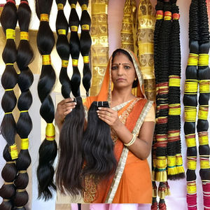 Extensiones de cabello humano de onda profunda suelta recta paquetes baratos de pelo vietnamita crudo virgen 100% del proveedor alineado con cutícula - Product Image 4