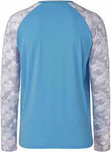 Chemises de pêche personnalisées avec logo, imperméables, antibactériennes, respirantes, UPF 50, coupe-vent, manches longues, séchage rapide, unisexes, service OEM - Product Image 5