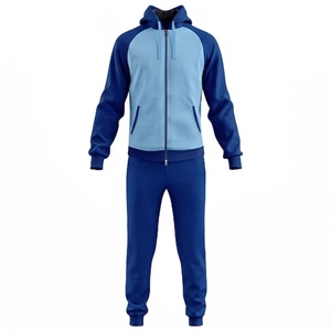 Conjuntos Deportivos Unisex de Alta Calidad, Transpirables, de Algodón y Spandex, con Sudaderas con Cremallera Completa y Pantalones Deportivos, Más Vendidos - Product Image 5
