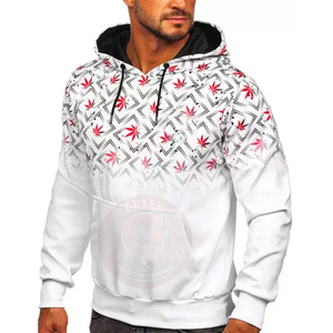 Sweat-shirt à capuche imprimé pour homme, en polyester de qualité supérieure, conçu pour les uniformes d'équipe et les vêtements promotionnels - Product Image 4