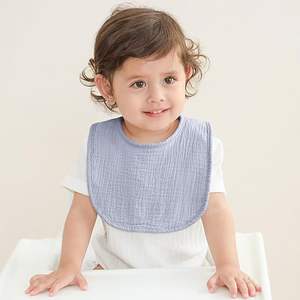 Bavoirs pour bébé 100% bambou doux - Design réversible et bio, fermetures sans boutons-pression, élégants et unis pour l'alimentation quotidienne - Product Image 3