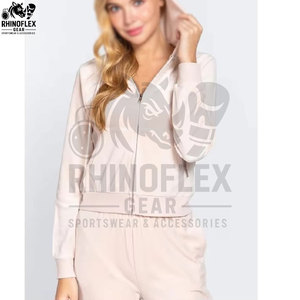 Trending Products New Arrivals Cotton Ladies <b>Velour</b> <b>Tracksuits</b> Velvet Crop Hoodies And Pants Sets Women 2 Pieces For Girls - Product Image 2