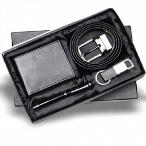 Chrome <b>Wallet</b> Gift Set S-137 Premium Corporate Gift Combo Stylish <b>Metal</b> <b>Wallet</b> Elegant Business Gifting Option for Professionals - Product Image 3