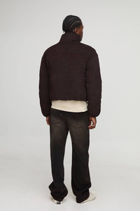 Chaqueta de Invierno Acolchada Transpirable y Resistente al Viento de Alta Calidad para Hombre con Cierre de Cremallera con Logotipo Personalizado, Servicio OEM, Acabado Lavado - Product Image 2