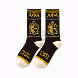 Chaussettes brodées de haute qualité pour les fraternités grecques, idéales pour les organisations et événements universitaires - Product Image 1