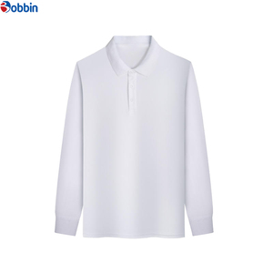 Camiseta Deportiva Personalizada de Manga Larga, Transpirable, de Poliéster/Algodón, Informal, Moderna, Unisex, para Hombre, Lisa, Otoño/Invierno, con Logotipo Bordado - Product Image 2