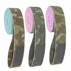Camo Hip Circle Bands Leg Thigh Glute Butt Latex Heavy Elastic Long Hip Circle Bands <b>Exercise</b> Non-Slip Hip Circle Resistance - Product Image 2