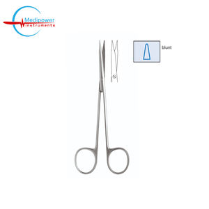 Instrumentos Profesionales de Cirugía Plástica, Tijeras de Disección Rectas Afiladas/No Afiladas Reynolds Jameson, Herramienta Reutilizable de Acero Inoxidable - Product Image 4