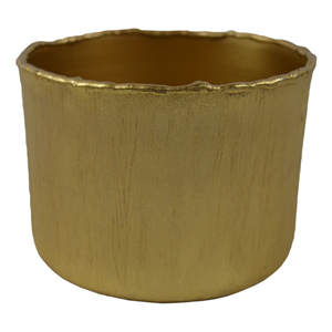 กระถางดอกไม้ดีไซน์ใหม่ สีทองตกแต่งสวยงาม ใช้ตกแต่งโต๊ะ ตกแต่งสำนักงานและห้องนั่งเล่น แจกันดอกไม้โลหะสีรุ้ง - Product Image 6