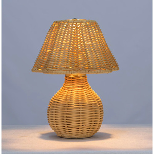 Handmade Rattan Pendant <b>Light</b> Stylish Ceiling Lamp For Dining Room Cafe Natural Hanging Lamp For Interior Decor - Product Image 4