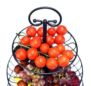 3 Tier Metal Fruit Basket <b>Stand</b> Multi Level Wire Storage Rack for Fruits <b>Vegetables</b> Snacks Kitchen Organization - Product Image 3