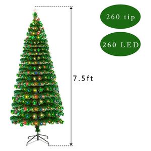 Albero di Natale in Fibra Ottica da 2,3 m con 260 Lampade LED e 260 Rami - Categoria Prodotti Luci Natalizie - Product Image 4