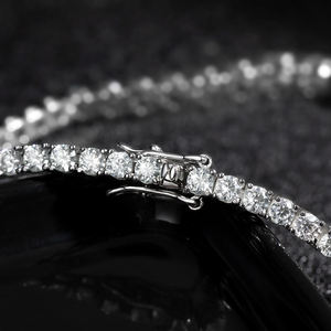 Layered Moissanite Three Piece <b>Stack</b> <b>Bracelet</b> Casual Everyday Gold Plated Hiphop Style Gift for Unisex - Product Image 2