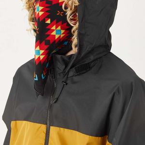 Best Selling <b>Men's</b> <b>Lightweight</b> Nylon Waterproof Windbreaker <b>Jacket</b> Regular Fit Pullover Hooded Patchwork Color Embroidery - Product Image 4