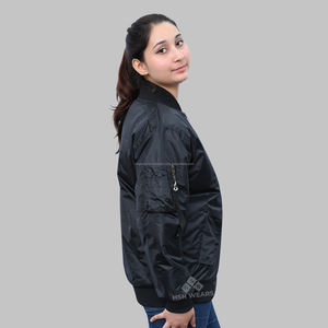 Blouson universitaire en jean enduit imperméable grande taille avec logo personnalisé et col montant – Unisexe, réversible, pour l'hiver, vente en gros - Product Image 3