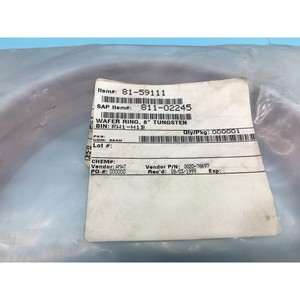 Anillo de wafer AMAT 0020-78697, tungsteno de 8 pulgadas, TIIAN - Equipo y piezas de semiconductores de confianza con legado global - Product Image 5