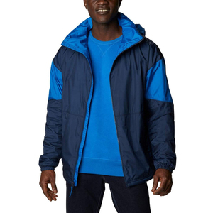 Veste coupe-vent à capuche pour homme, colorée, légère, imperméable, zippée, pour course à pied et sports de plein air, vente en gros OEM - Product Image 4