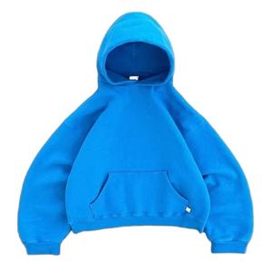 Meilleur sweat à capuche pour homme 100% coton polaire Logo personnalisé grande taille coupe-vent imperméable respirant poche impression numérique hiver - Product Image 5