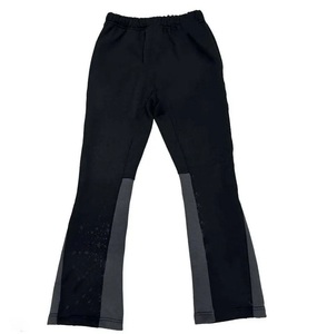 Men's Custom High Quality Casual Flared <b>Jogger</b> Track Pants Patchwork Elastic Waistband Men's <b>Stacked</b> Flare Sweatpants for Men - Product Image 5