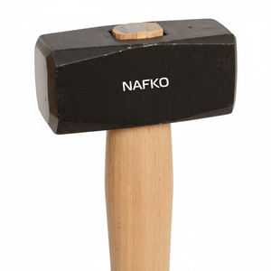 Nouveau marteau de fermeier de luxe en acier inoxydable de qualité supérieure avec manche en bois pour équipement équin, facile à utiliser, pour fer à cheval sur mesure - Product Image 1