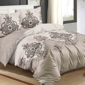 Parures de draps imprimées modernes pour la maison, ensemble de literie en polyester 4 pièces - Product Image 3