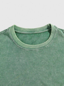 Camiseta de Hombre con Lavado Ácido, Estilo Nuevo, Personalizada, Precio Económico, Fabricante, Camiseta de Manga Corta con Lavado Ácido - Product Image 6