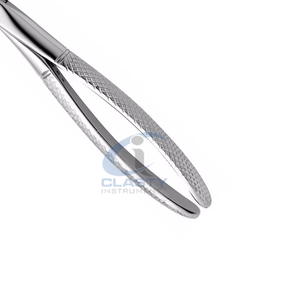 Pinzas Quirúrgicas Dentales de Acero Inoxidable Plateadas con Empuñadura Manual Moleteada, Instrumento Clase I, CLASTY INSTRUMENTS - Product Image 5