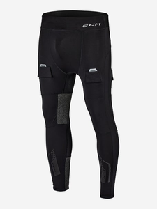 Maßgefertigte Eishockey-Jockstraps Kompressionshose Leggings aus Spandex/Polyester mit Kordelzug Schnittfeste Unterhose - Product Image 5