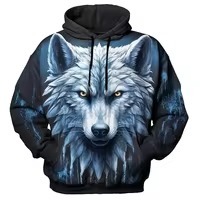 Sudadera con Capucha Oversize Unisex Estampada 100% Poliéster Tejido ODM para Otoño Estilo Urbano - Product Image 4