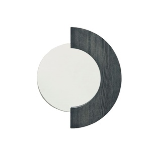Espejo de pared decorativo superventas en forma de media madera, sala de estar de diseño hermoso de alta calidad - Product Image 1