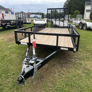 Remolque Utilitario Profesional Flatbet, Estructura Resistente Diseñada para Equipos, Carga, Jardinería, Agricultura y Transporte - Product Image 3