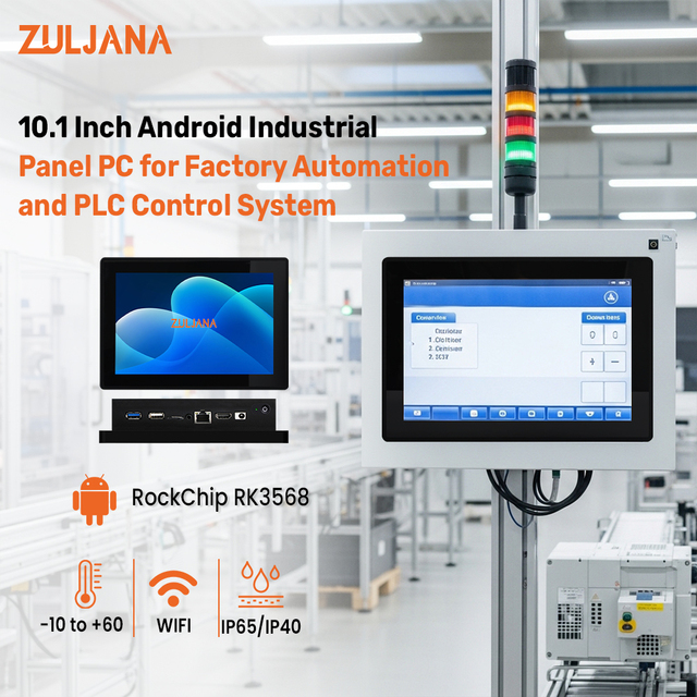 10.1" Industrial Grade Android Panel PC High Resolution All in One Touch Screen Computer
