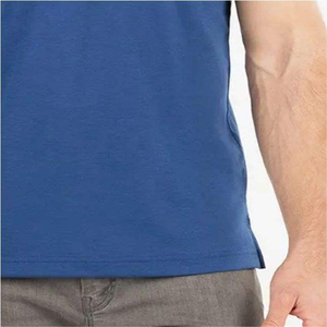 T-shirt décontracté pour homme en coton tricoté 100 %, manches courtes, qualité supérieure, léger, respirant, séchage rapide - Product Image 4