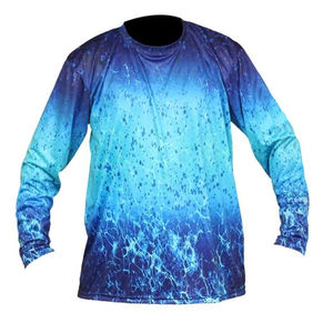 Chemises de pêche et de chasse respirantes pour sports de plein air, best-seller, design personnalisé, 90 % polyester, 10 % élasthanne, imperméables, UPF 50 - Product Image 1