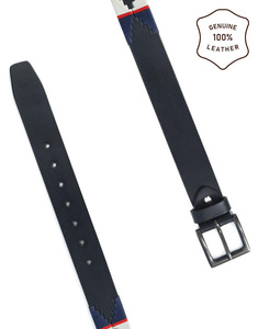 Ceinture Polo en Cuir Vente en Gros Sacs Personnalisés Tissés à la Main Ceinture Polo en Cuir Brodé Fabricant Direct LBP-0029 - Product Image 3