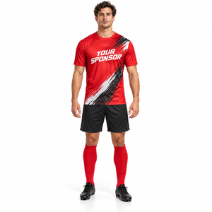 ชุดยูนิฟอร์มฟุตบอลสโมสร ชุดทีมฟุตบอลสั่งทำพิเศษ เสื้อกีฬาซับลิเมชั่นคุณภาพสูง ขายส่ง - Product Image 1
