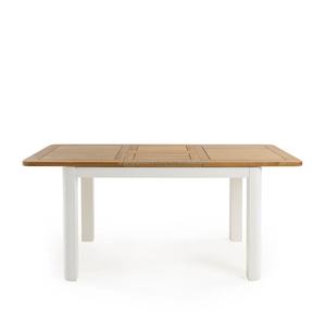 Juego de Mesa de Comedor Rectangular Extensible de Madera, Diseño Rústico Contemporáneo y Duradero, para Comedor, Apartamento o Escuela - Product Image 2