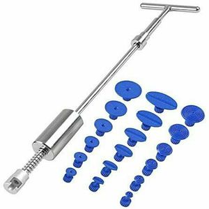 Kit di attrezzi per la rimozione di ammaccature senza verniciatura (PDR) con estrattore a scorrimento automatico, in ferro, per riparazione ammaccature auto senza verniciatura, alimentazione manuale, personalizzabile OEM - Product Image 1