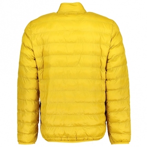Vestes matelassées personnalisées pour hommes avec logo, en duvet d'oie brillant, à capuche, pour l'extérieur, vente en gros - Product Image 2