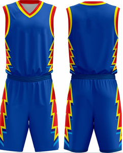 ชุดบาสเก็ตบอลทีม OEM/ODM ผ้าโพลีเอสเตอร์ 100% พิมพ์ลายแบบ Sublimation ระบายอากาศได้ดี พร้อมสกรีนโลโก้ ชื่อ และหมายเลขส่วนตัว สำหรับสโมสรและโรงเรียน - Product Image 3