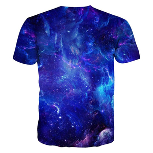 เสื้อยืดแขนสั้นผู้ชาย สีแดงดำ คอกลม ทรงปกติ สวมใส่สบาย พิมพ์ลายแบบซับลิเมชั่น ผ้าโพลีเอสเตอร์ 100% ถักทอ ป้องกันขนร่วง และแห้งเร็ว - Product Image 3