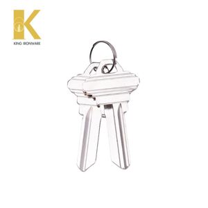 Cilindro de Cerradura de Puerta de Latón de 5 Pines con Llave SC Personalizada, Acabado Cromado Satinado, para Puerta de Entrada - Product Image 6