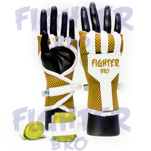 Guantes de Boxeo de Piel Sintética FIGHTER BRO, Negros y Grises, con Protección para los Nudillos, Guantes Interiores Protectores para Todas las Estaciones - Product Image 5