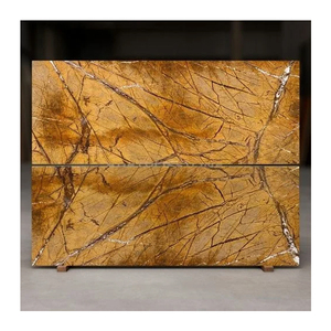 Dalles de marbre naturel Rainforest Gold pour revêtements de sol, comptoirs, murs et décoration intérieure - Product Image 4